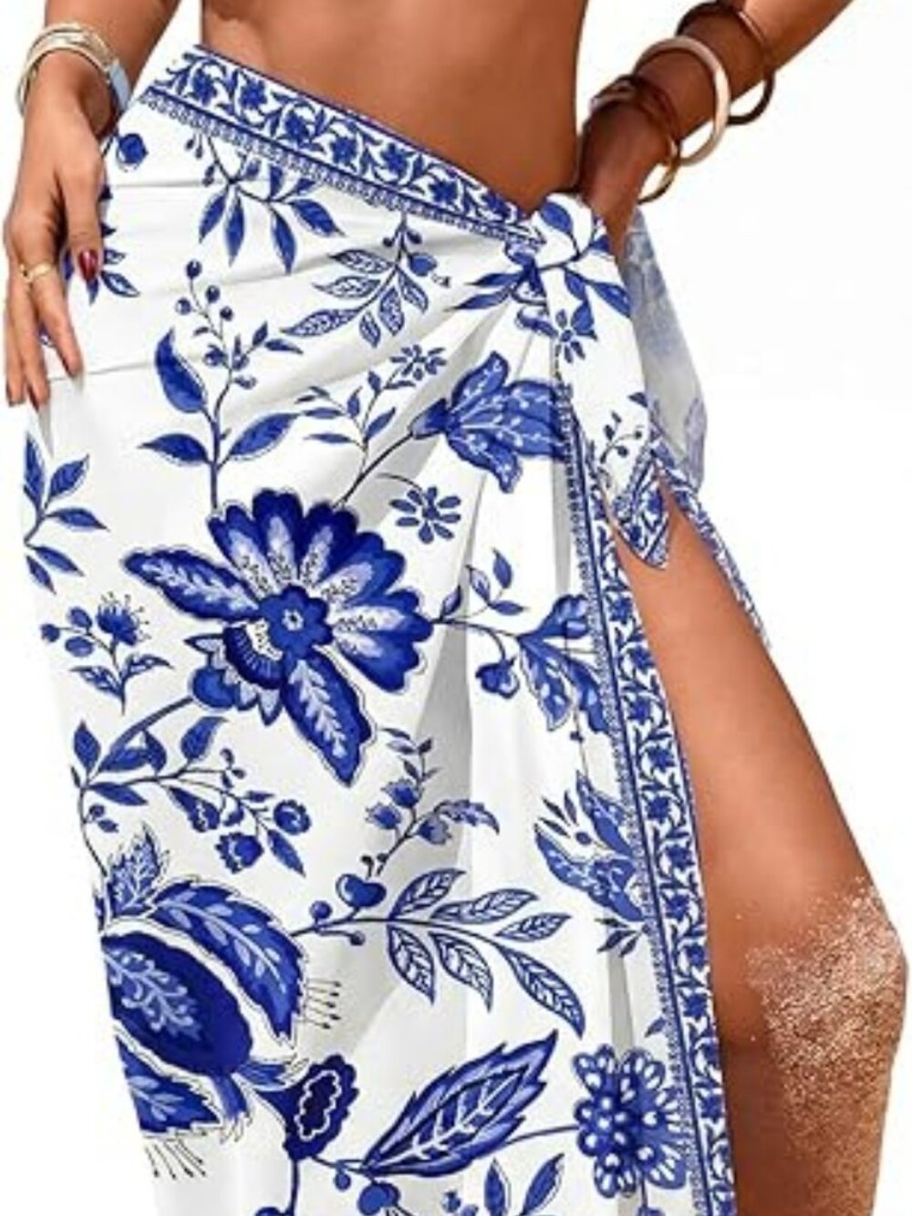 Floral Print Chiffon Wraps Beach Cover Up A must have for Beach Vacation Cruise